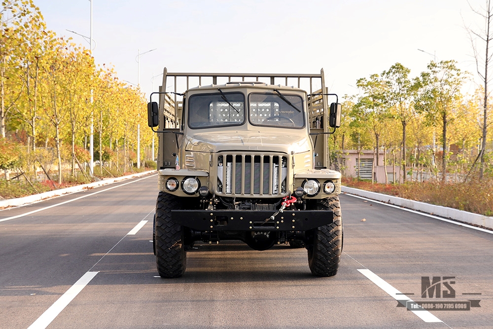 6×6 Dongfeng EQ2100 Truck_190hp Dongfeng Six wheel Drive LongHead Single Row High Cargo Box Transportation Truck_AWD Export Special Truck