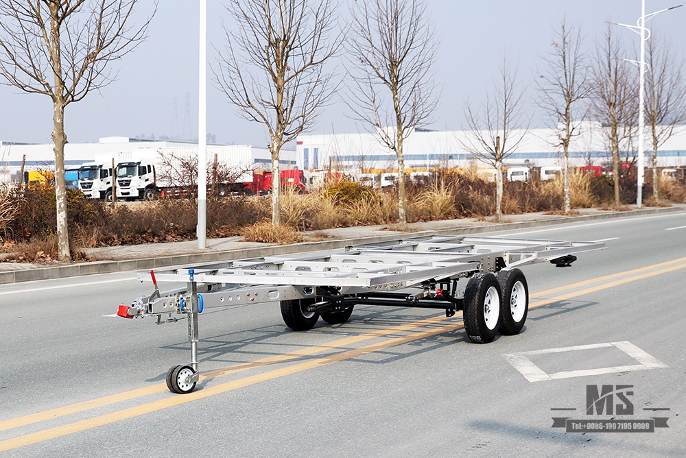 3T Dongfeng Trailer Chassis_Caravan Trailer Chassis ສໍາ​ລັບ​ການ​ຂາຍ Chassis ຜູ້ຜະລິດໂຮງງານຜະລິດສົ່ງອອກພິເສດ Trailer Chassis