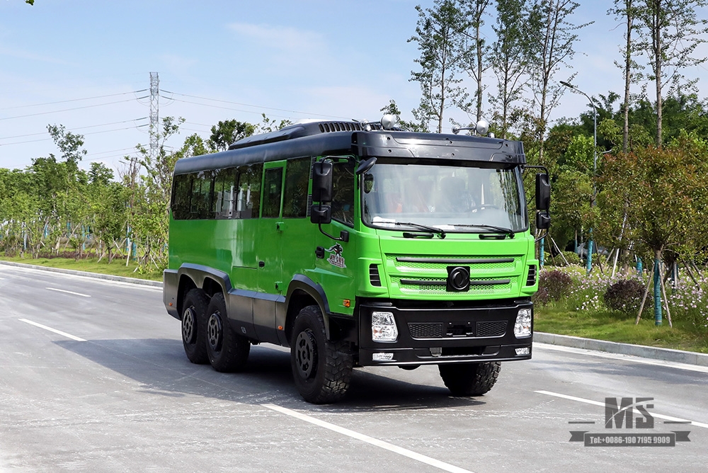 ລົດເມ 27 ບ່ອນນັ່ງ Dongfeng Six Drive Off-road Bus_6*6 All-dive County Bus_260hp Modified Bus Export Special Vehicle