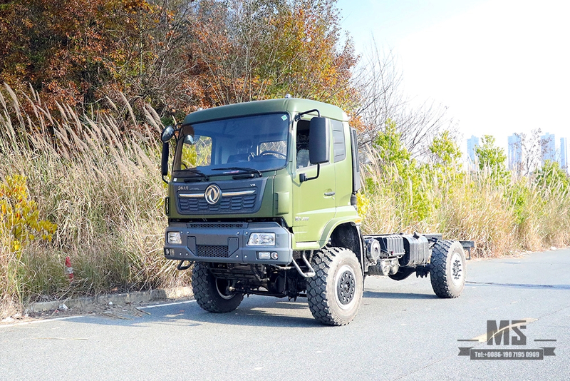 260HP Dongfeng Four Wheel Drive Cargo Truck Chassis_4*4 Off-road Truck Chassis For Sale_Export Special Purpose Truck Chassis