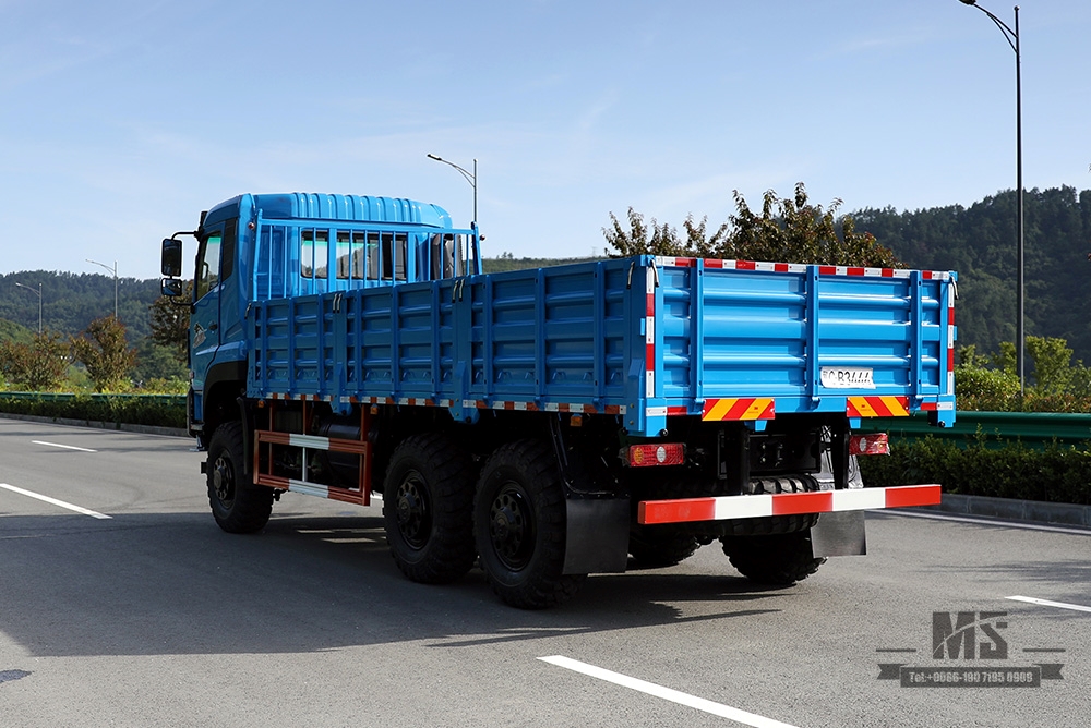 340hp Dongfeng 6*6 Truck_Dongfeng Six Wheel Drive Truck Head Flat Cargo With Brake Water Cooling Tank Truck_Export ຍານພາຫະນະພິເສດ