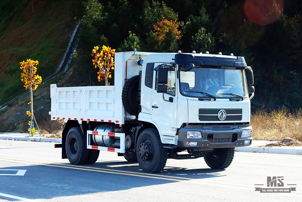 210hp Dongfeng 4×2 Dump Truck for Sale_4*2 Flathead Head Row Half Tipper Truck Manufacturer_Export ຍານພາຫະນະພິເສດ