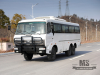 Dongfeng Six-wheel Drive Off Road Bus 190 HP 6*6 Manual ລົດເມ 6-speed bus with Bumper Dongfeng Bus for sale Conversion Manufacturer Export Special Vehicle