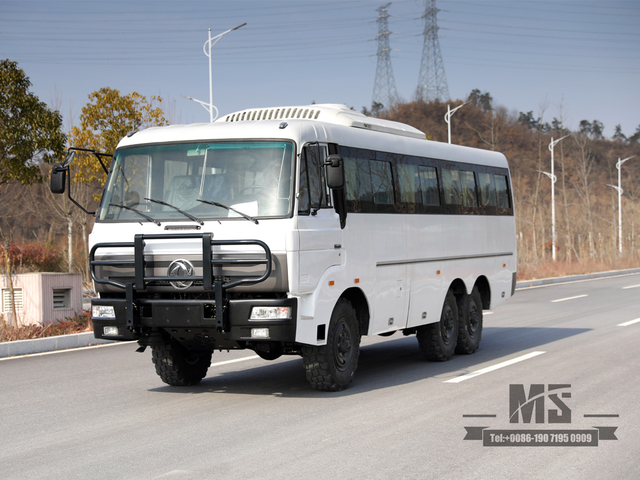 Dongfeng 6x6 ຄູຝຶກສອນ off-road | ລົດເມ Off Road ກັບ 190 hp | ລົດໂດຍສານຈີນ.