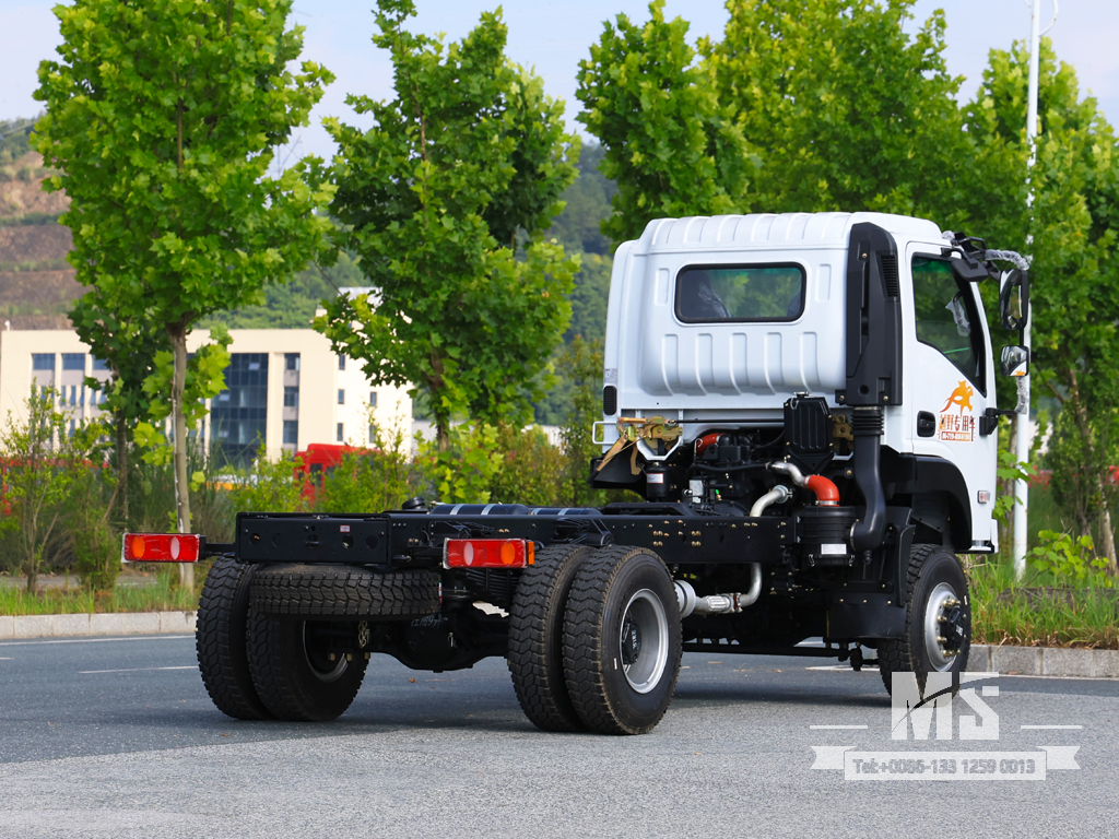 Dongfeng 4×4 Flat-head Chassis_4*4 150HP Conventional Truck Chassis Four Wheel Drive for Sale_ ພິເສດ Export Chassis 