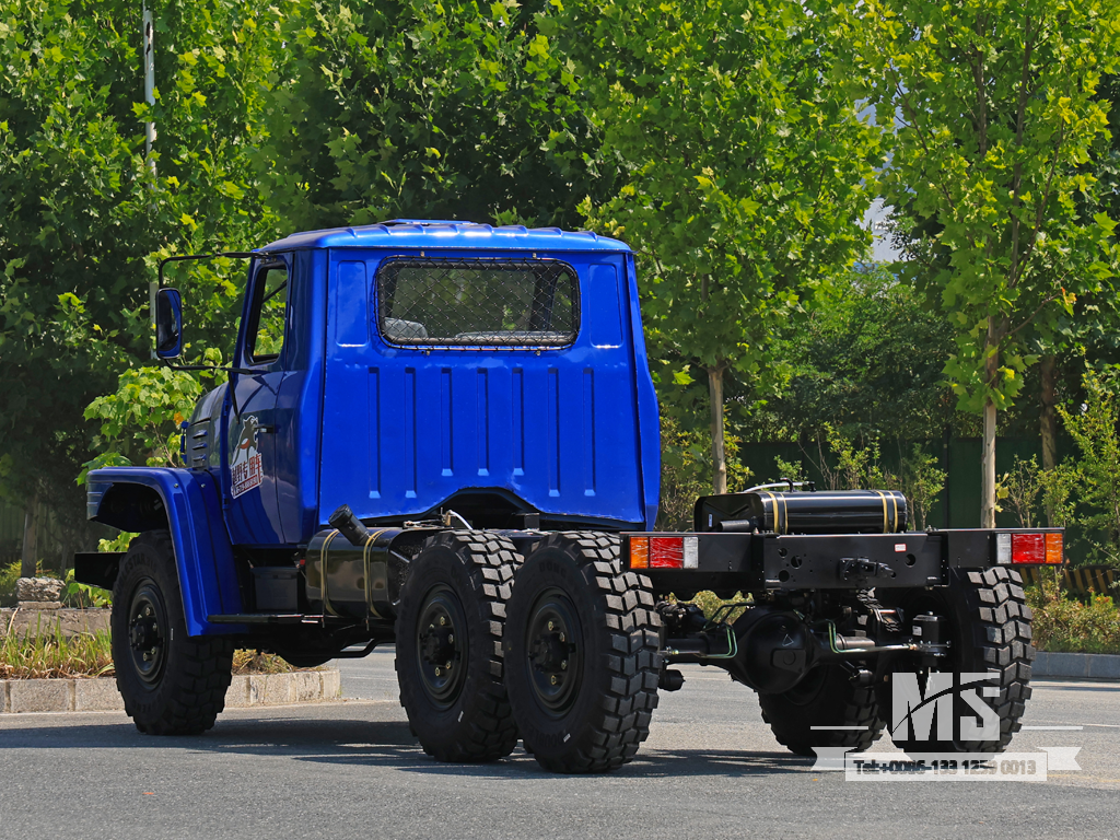 Dongfeng 6×6 EQ2082 Chassis_6*6 170HP Conventional Truck Six Wheel Drive Chassis for Sale_ ພິເສດ Export Chassis 