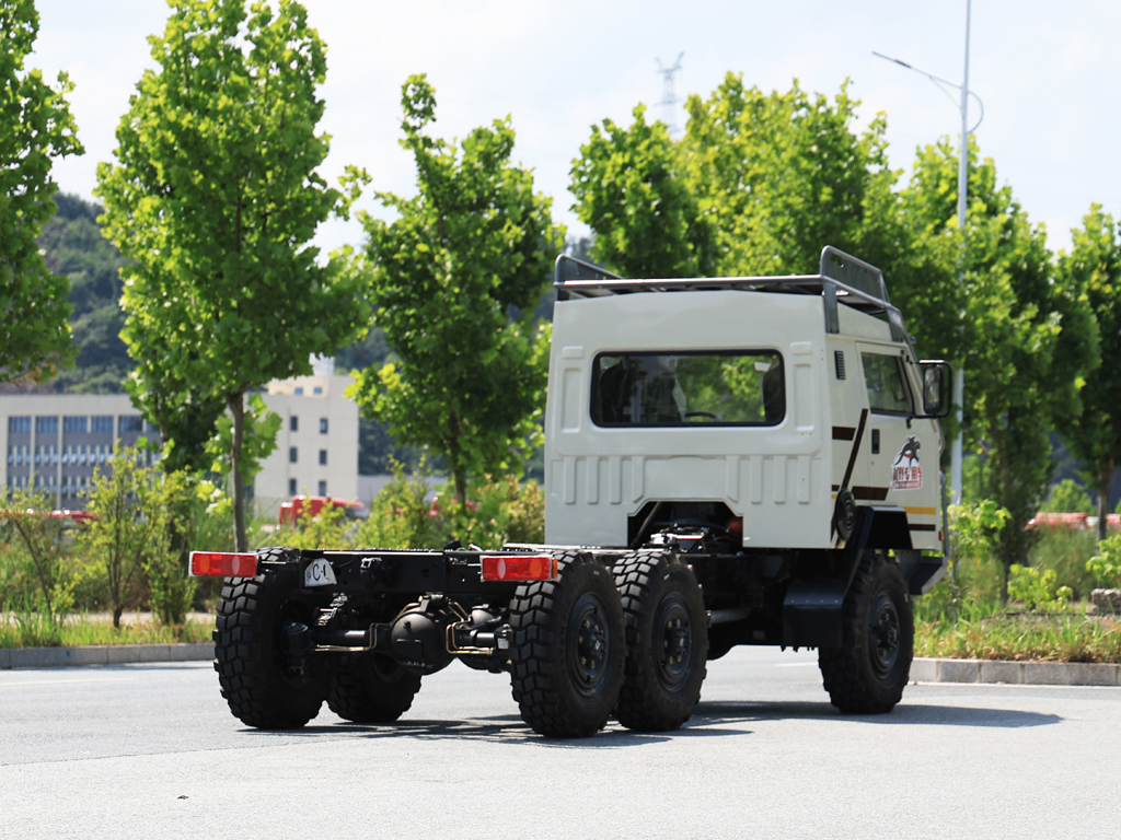 6×6 Chassis_6*6 170HP Prototype Vehicle Six Wheel Chassis for Sale_ ພິເສດ Export Chassis 