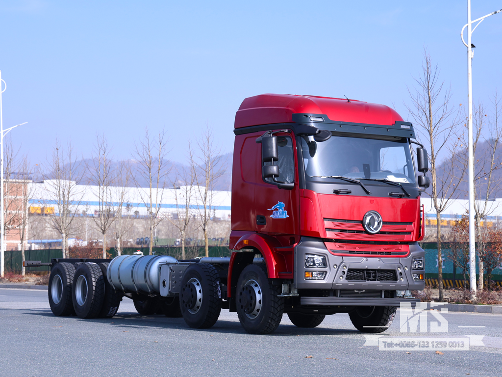 Dongfeng 8×4 Stake Body Truck Chassis_8*4 500HP ລົດບັນທຸກ Chassis for Sale_ ພິເສດ Export Chassis 
