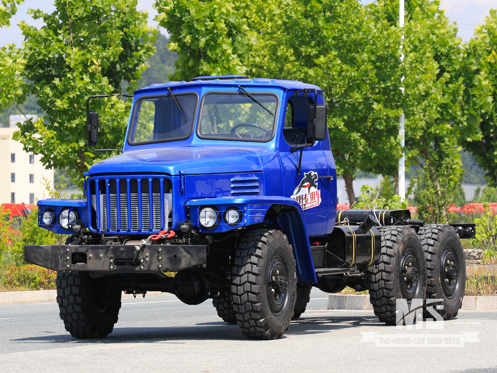 Dongfeng 6×6 EQ2082 Chassis_6*6 170HP Conventional Truck Six Wheel Drive Chassis for Sale_ ພິເສດ Export Chassis 