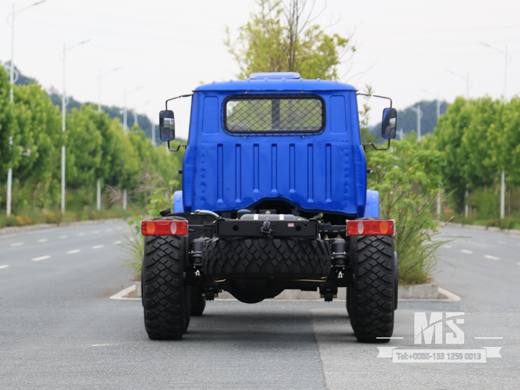 Dongfeng 6×6 EQ2100 Chassis_6*6 190hp Conventional Truck Six Wheel Drive Chassis for Sale_ Special Export Chassis 