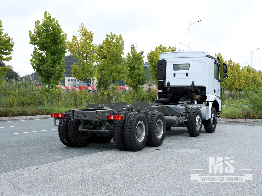 Dongfeng 8×4 Heavy Duty Chassis ລົດບັນທຸກ Off-road ສໍາລັບການປ່ຽນພິເສດ