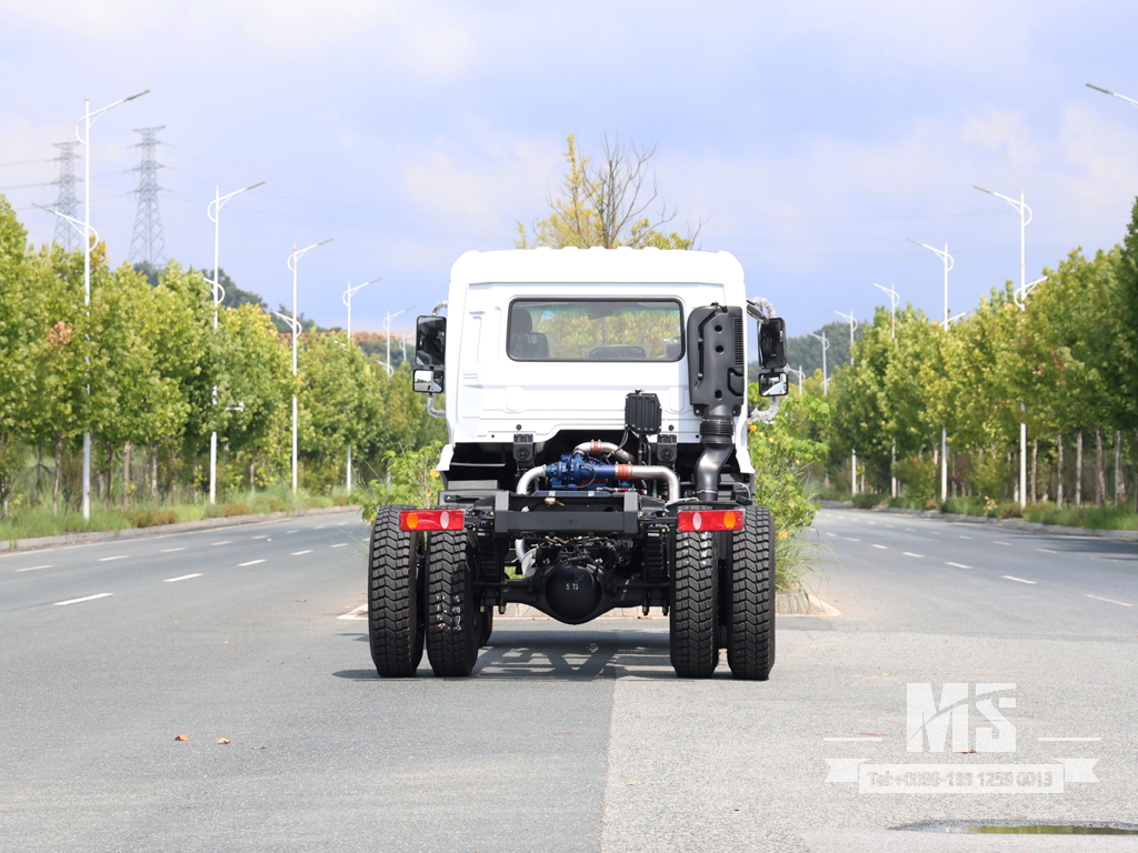 Dongfeng 4×2 Flathead Dump Chassis / ເຄື່ອງຈັກການສ້ອມແປງລົດພິເສດສໍາລັບການສົ່ງອອກ