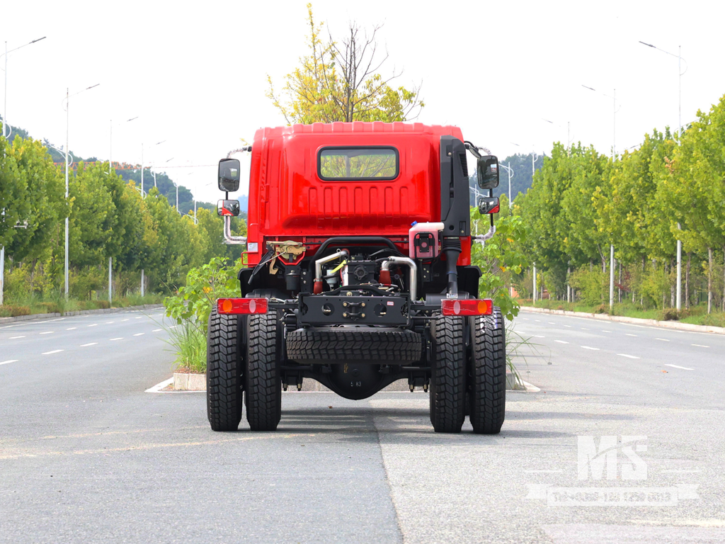 Dongfeng 4×4 Flat-head Chassis_4*4 170HP Conventional Truck Truck Four Wheel Drive Chassis for Sale_ ພິເສດ Export Chassis 