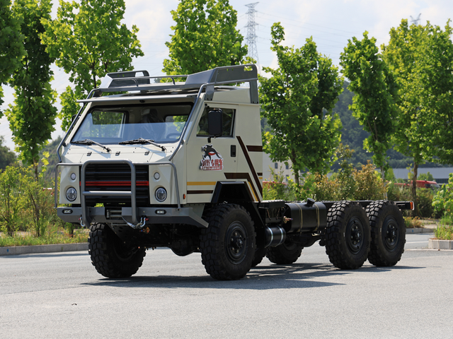 6×6 Chassis_6*6 170HP Prototype Vehicle Six Wheel Chassis for Sale_ ພິເສດ Export Chassis 