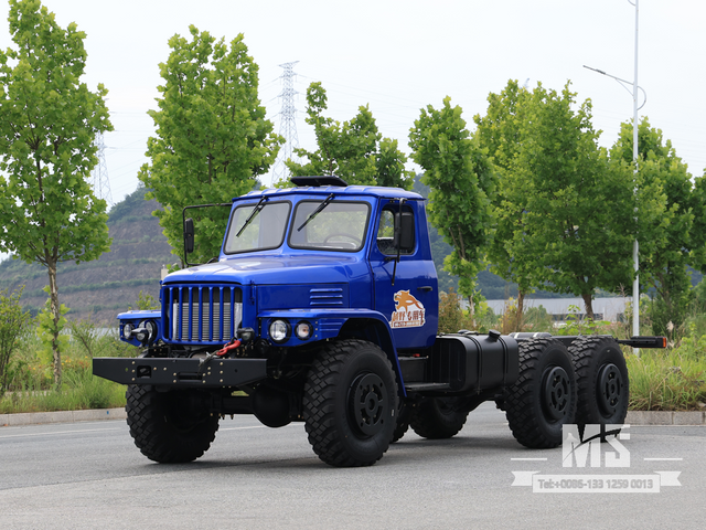 Dongfeng 6×6 EQ2100 Chassis_6*6 190hp Conventional Truck Six Wheel Drive Chassis for Sale_ Special Export Chassis 
