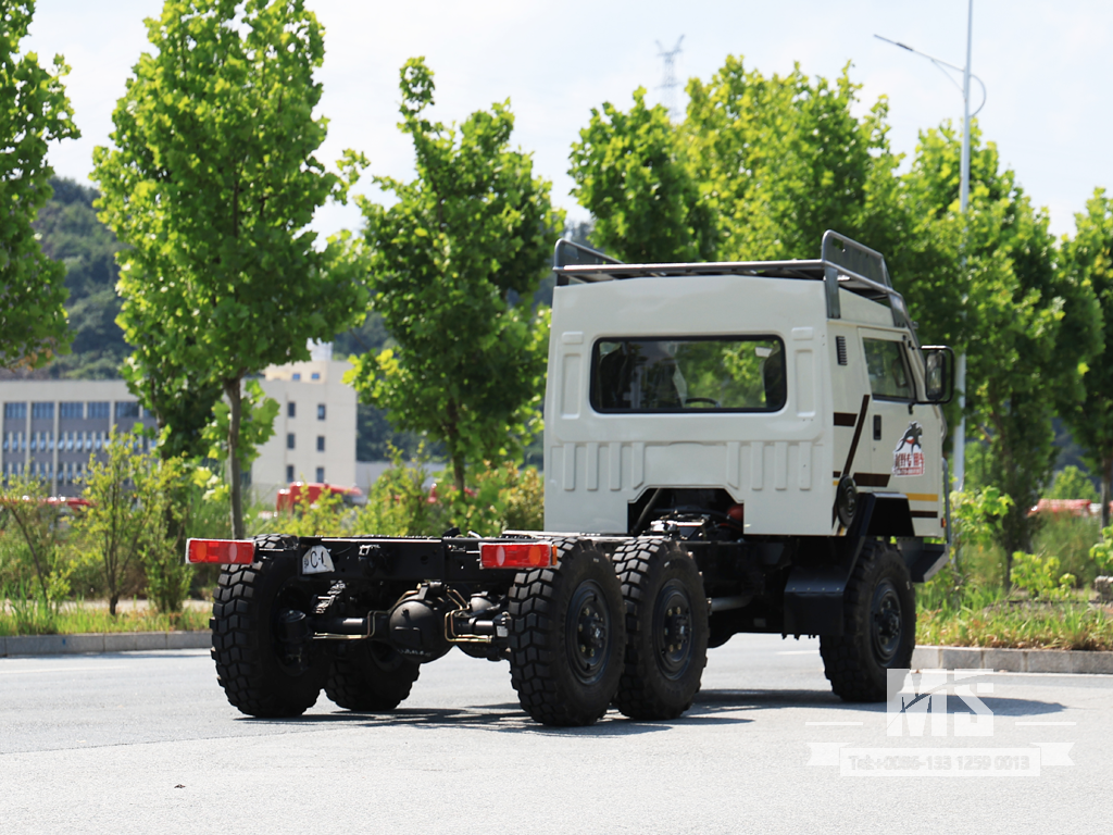 6×6 Chassis_6*6 170HP Prototype Vehicle Six Wheel Chassis for Sale_ ພິເສດ Export Chassis 