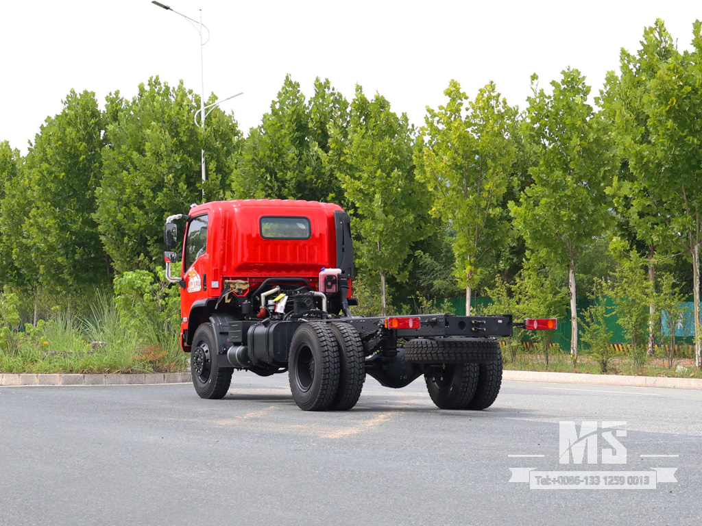 Dongfeng 4×4 Flat-head Chassis_4*4 170HP Conventional Truck Truck Four Wheel Drive Chassis for Sale_ ພິເສດ Export Chassis 