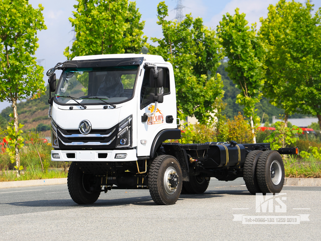 Dongfeng 4×4 Flat-head Chassis_4*4 150HP Conventional Truck Chassis Four Wheel Drive for Sale_ ພິເສດ Export Chassis 