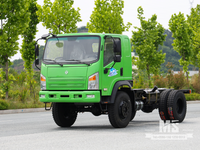 Dongfeng 4×4 Chassis_4*4 170hp ລົດບັນທຸກຫົວຮາບພຽງສີ່ລໍ້ Chassis for sale_ Special Export Truck Chassis 