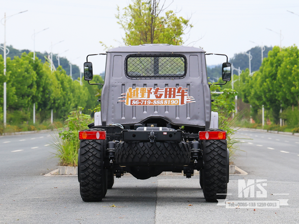 Dongfeng 6×6 EQ2100 Chassis_6×6 ລົດບັນທຸກ Off-road ມີ 2 pane front Windscreen Chassis ສໍາລັບຂາຍ_ Chassis ສົ່ງອອກພິເສດ 