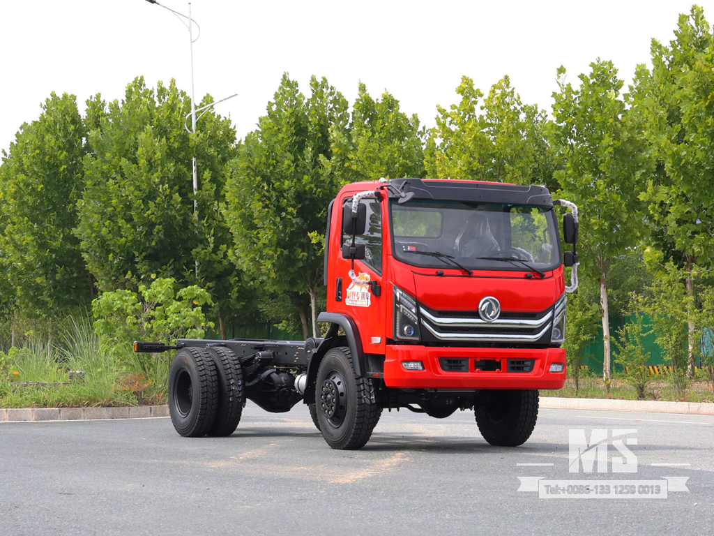 Dongfeng 4×4 Flat-head Chassis_4*4 170HP Conventional Truck Truck Four Wheel Drive Chassis for Sale_ ພິເສດ Export Chassis 