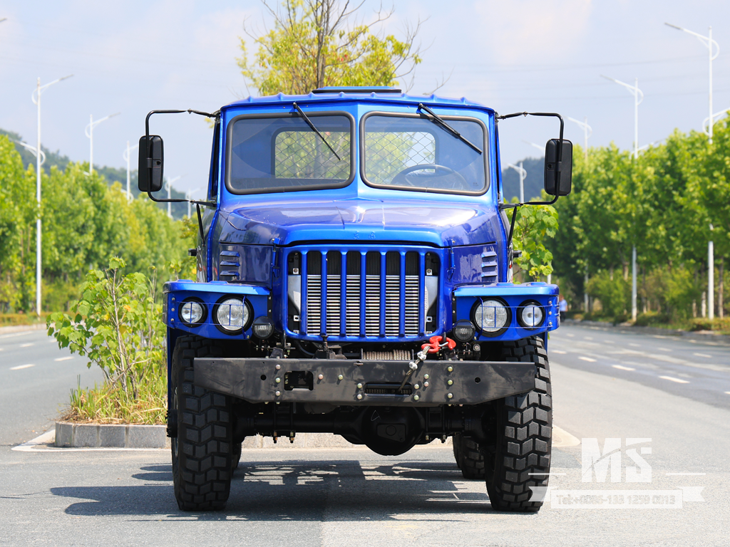 Dongfeng 6×6 EQ2082 Chassis_6*6 170HP Conventional Truck Six Wheel Drive Chassis for Sale_ ພິເສດ Export Chassis 