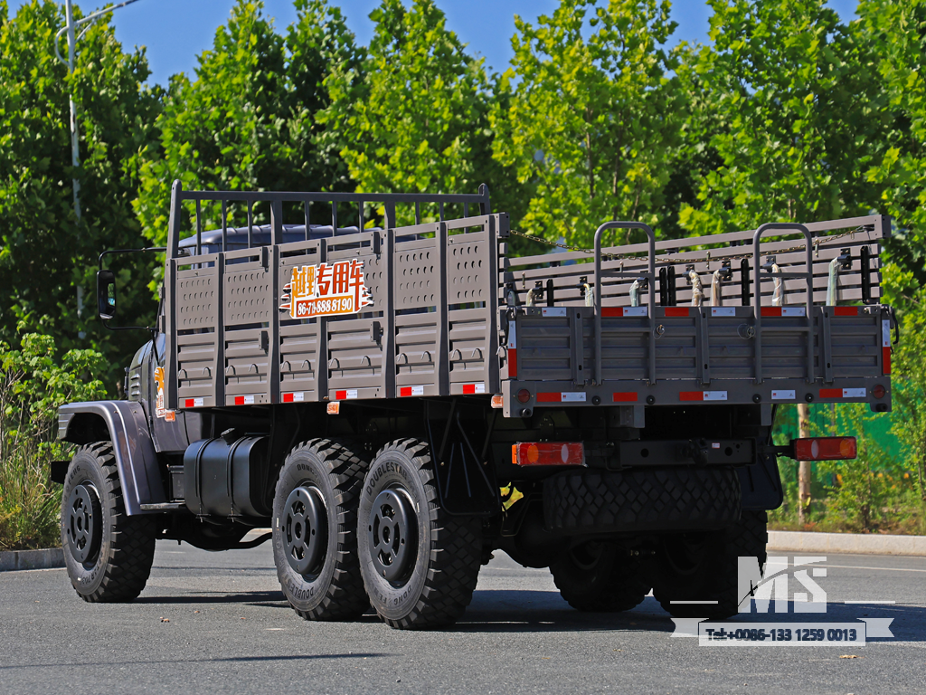 Dongfeng 10 Ton Six-wheel-drive Long Nose Caogo Truck (190 HP) | ລົດບັນທຸກສົ່ງອອກພິເສດ 