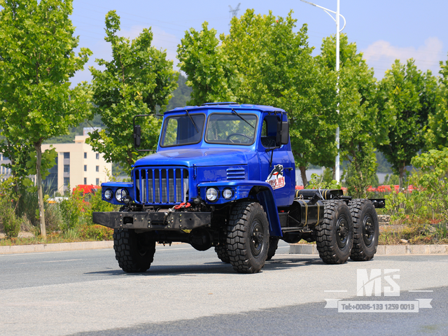 Dongfeng 6×6 EQ2082 Chassis_6*6 170HP Conventional Truck Six Wheel Drive Chassis for Sale_ ພິເສດ Export Chassis 
