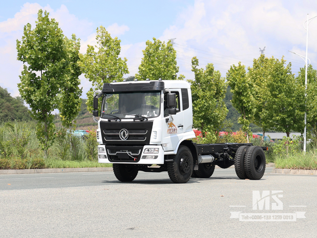 Dongfeng 4×2 Flathead Dump Chassis / ເຄື່ອງຈັກການສ້ອມແປງລົດພິເສດສໍາລັບການສົ່ງອອກ