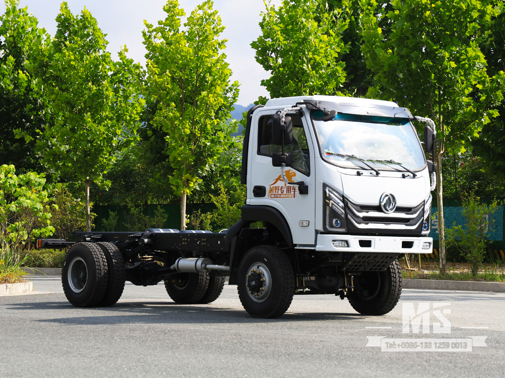 Dongfeng 4×4 Flat-head Chassis_4*4 150HP Conventional Truck Chassis Four Wheel Drive for Sale_ ພິເສດ Export Chassis 