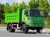 Dongfeng 10 Ton Four-wheel-drive Flat-nose Light Green Dump Truck (170 HP) | Special Export Trucks 