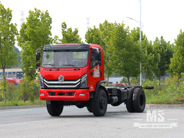 Dongfeng 4×4 Flat-head Chassis_4*4 170HP Conventional Truck Truck Four Wheel Drive Chassis for Sale_ ພິເສດ Export Chassis 
