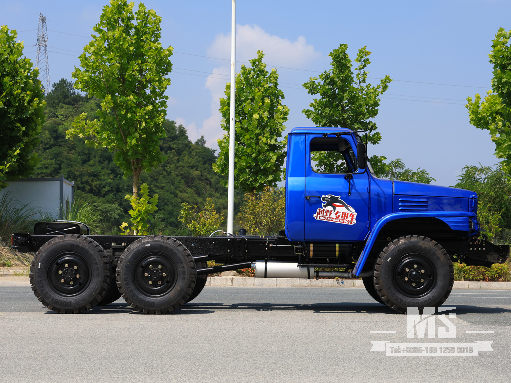 Dongfeng 6×6 EQ2082 Chassis_6*6 170HP Conventional Truck Six Wheel Drive Chassis for Sale_ ພິເສດ Export Chassis 