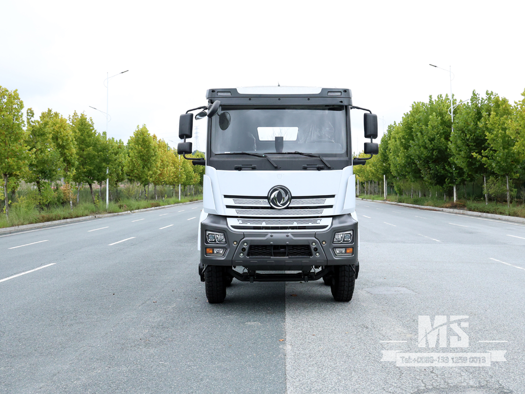 Dongfeng 8×4 Heavy Duty Chassis ລົດບັນທຸກ Off-road ສໍາລັບການປ່ຽນພິເສດ
