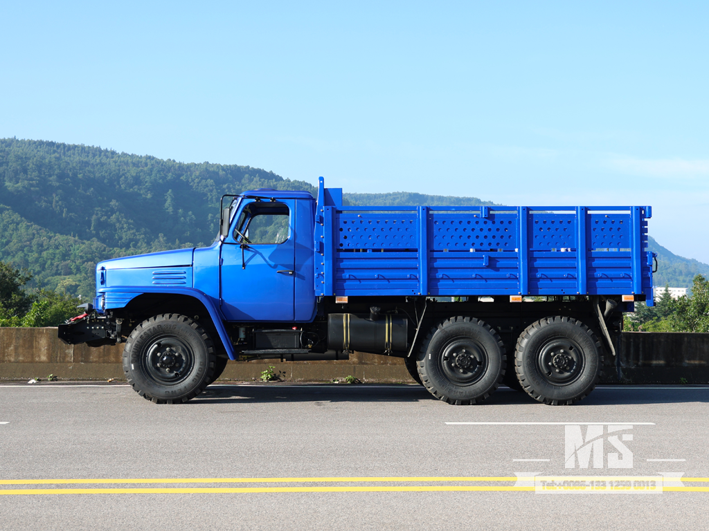 Export-Only Dongfeng 8-Ton 6-Wheel Drive Cargo Truck ທີ່ມີເຄື່ອງຈັກ 170 HP