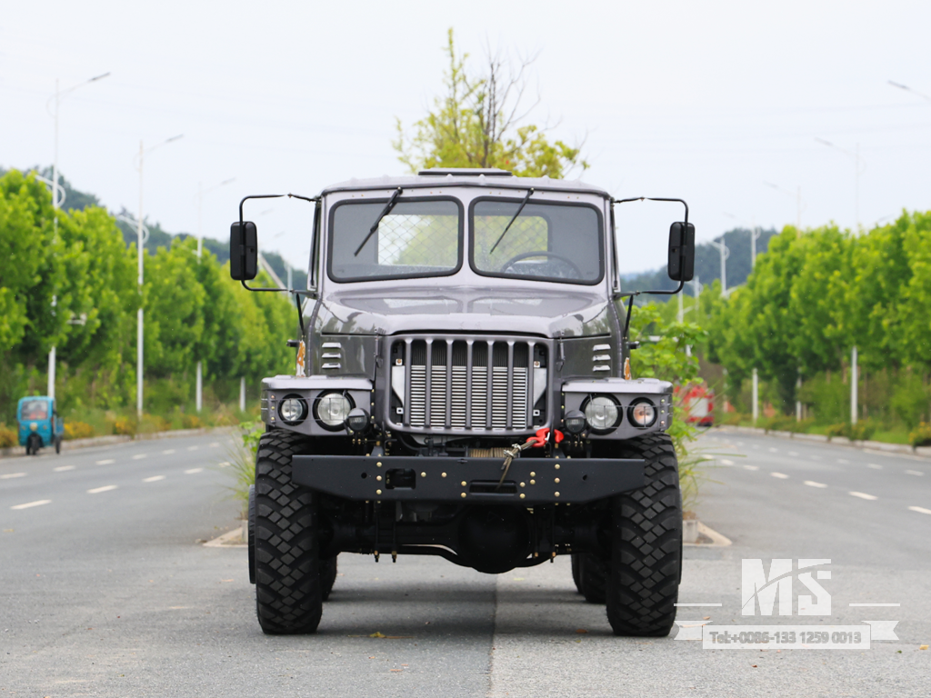 Dongfeng 6×6 EQ2100 Chassis_6×6 ລົດບັນທຸກ Off-road ມີ 2 pane front Windscreen Chassis ສໍາລັບຂາຍ_ Chassis ສົ່ງອອກພິເສດ 