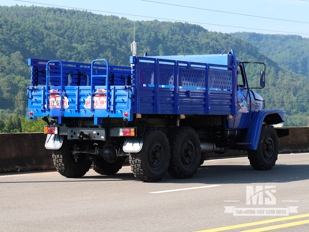 Export-Only Dongfeng 8-Ton 6-Wheel Drive Cargo Truck ທີ່ມີເຄື່ອງຈັກ 170 HP