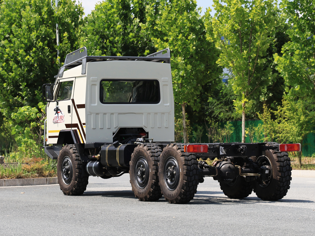 6×6 Chassis_6*6 170HP Prototype Vehicle Six Wheel Chassis for Sale_ ພິເສດ Export Chassis 