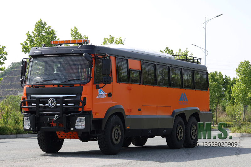 ລົດເມໂດຍສານ 210HP 6x6 Dongfeng | ລົດບັນທຸກພິເສດ Off-road ທຸກພື້ນທີ່