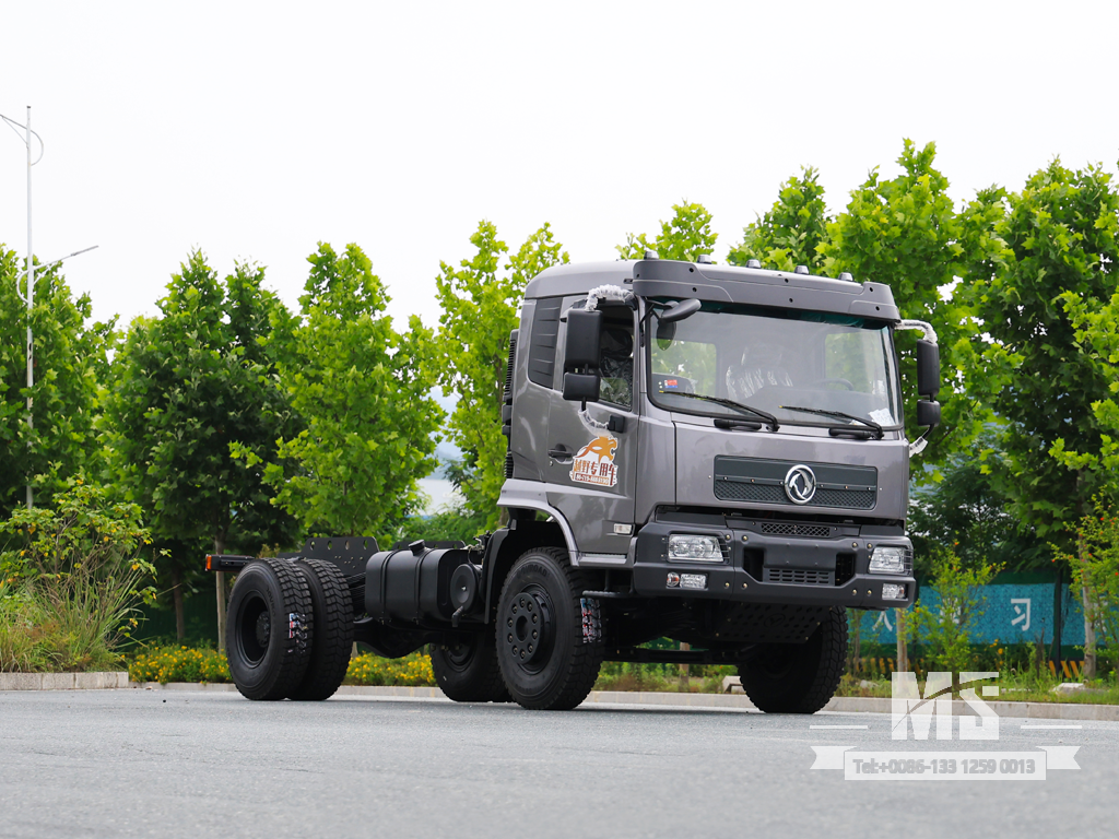 Dongfeng 4×2 Flathead Dump Chassis_4*2 260hp Flathead Truck Chassis for Sale_ ພິເສດລົດບັນທຸກ Chassis 