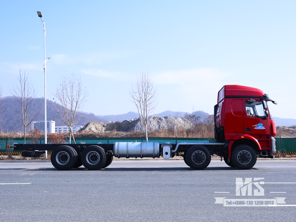 Dongfeng 8×4 Stake Body Truck Chassis_8*4 500HP ລົດບັນທຸກ Chassis for Sale_ ພິເສດ Export Chassis 
