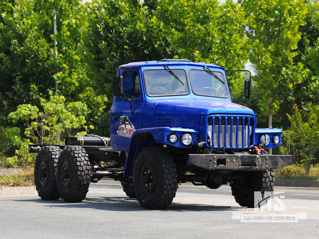 Dongfeng 6×6 EQ2082 Chassis_6*6 170HP Conventional Truck Six Wheel Drive Chassis for Sale_ ພິເສດ Export Chassis 