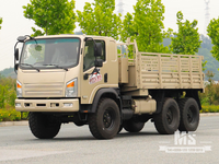 Dongfeng 6X6 Grey Flat-head EQ2082 170HP SingleRow Cab Trucks 6WD ລົດບັນທຸກ Off-road 